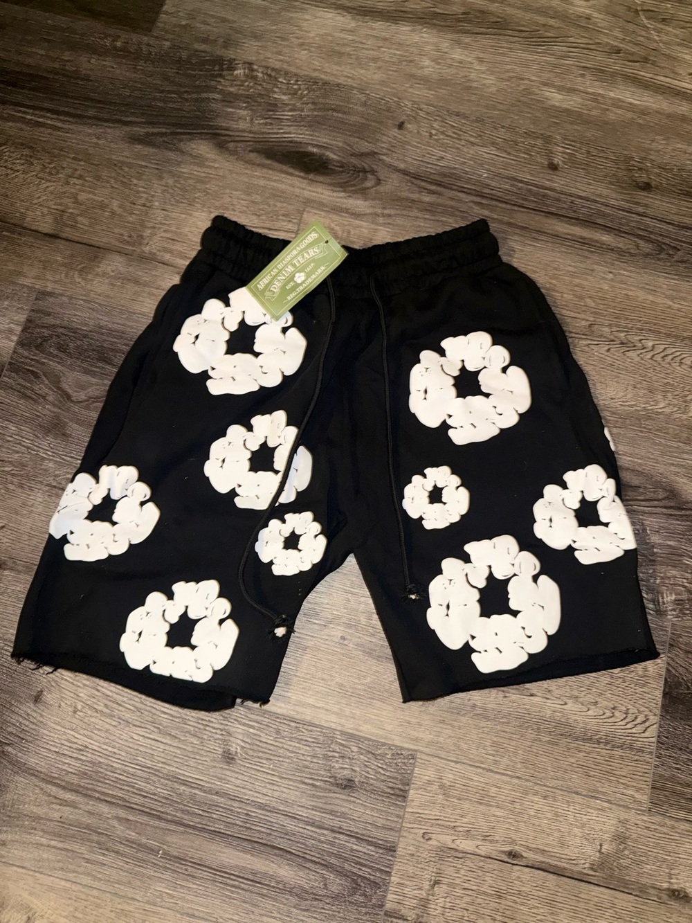 Denim tear shorts size medium